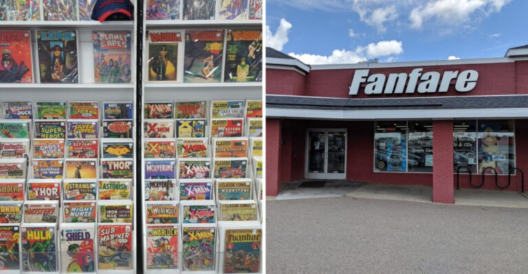 This Enormous Comic Book Store in Michigan Is a Paradise for Fans of Pop Culture and Collectibles