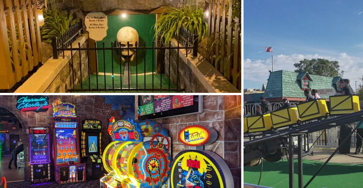 This Haunted Themed Illinois Amusement Center Brings Out The Kid In Everyone