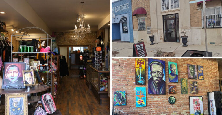 This Horror-Themed Michigan Thrift Store Is Packed With Spooky Treasures And Unusual Art