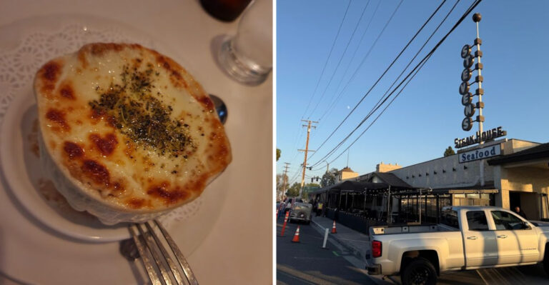 This Iconic California Steakhouse Is Famous For What Locals Call The Best French Onion Soup In The Country