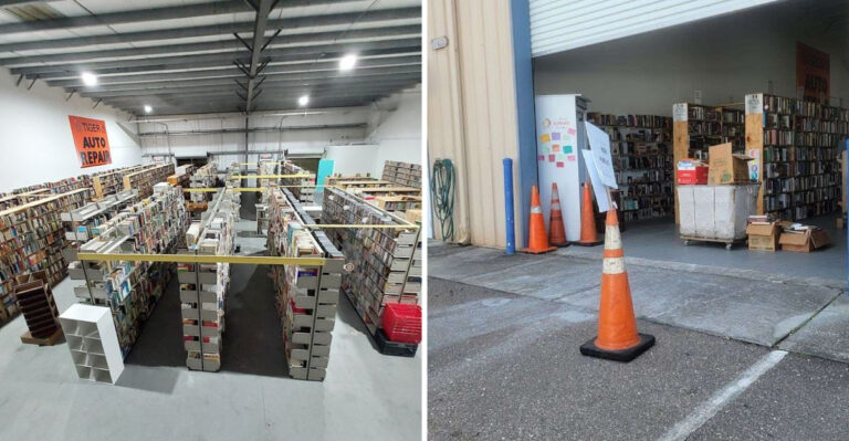 This Massive Florida Bookstore Receives 20,000 Pounds Of New Books Every Week