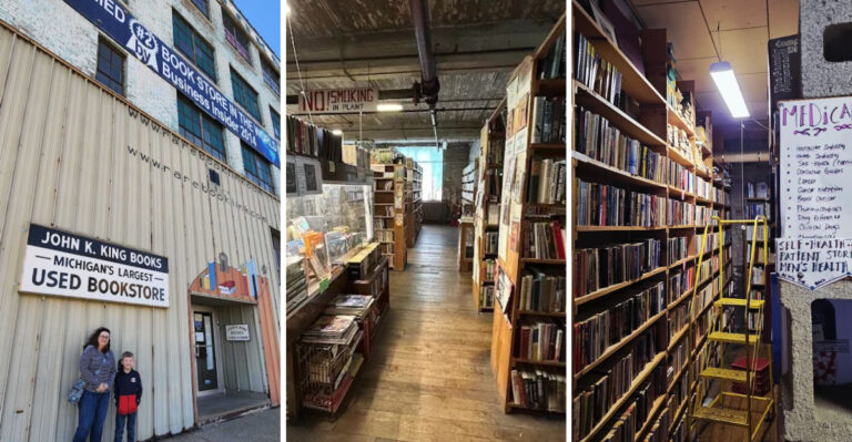 This Massive Michigan Bookstore Is The Kind Of Place You Can Browse For Hours Without Noticing The Time