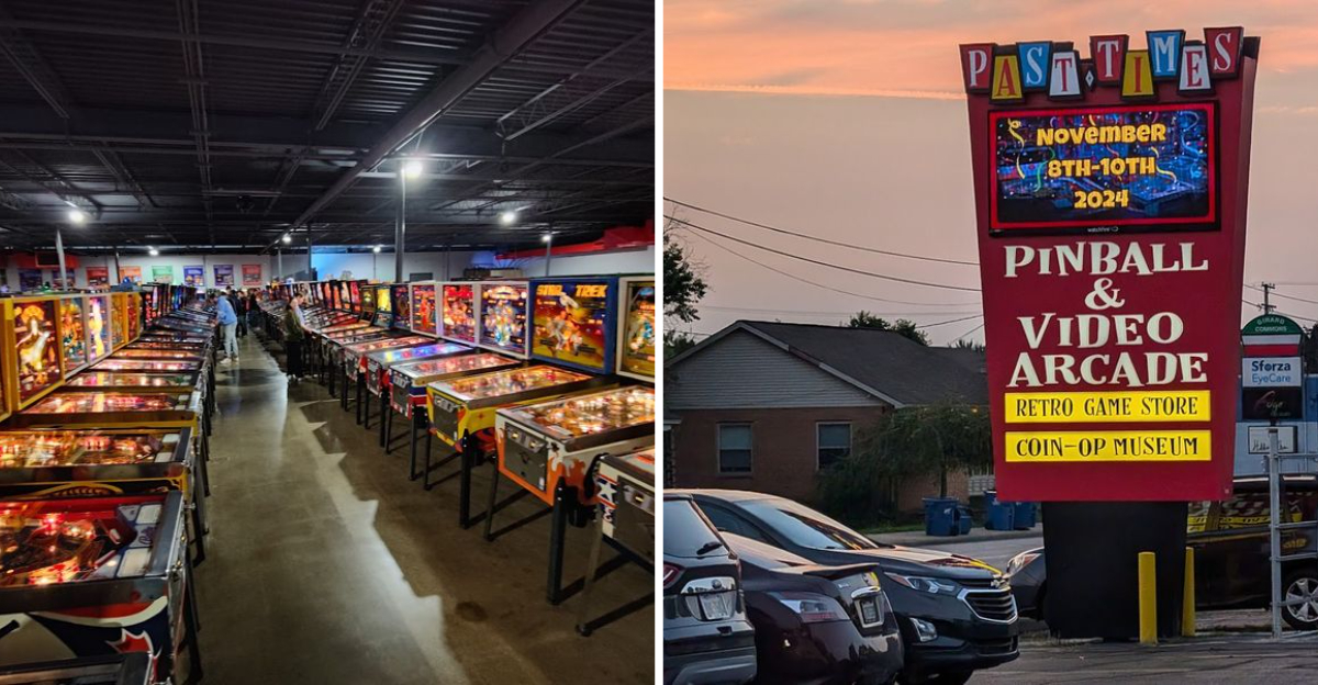 This Retro Ohio Arcade Features More Than 400 Pinball Machines And Endless Fun