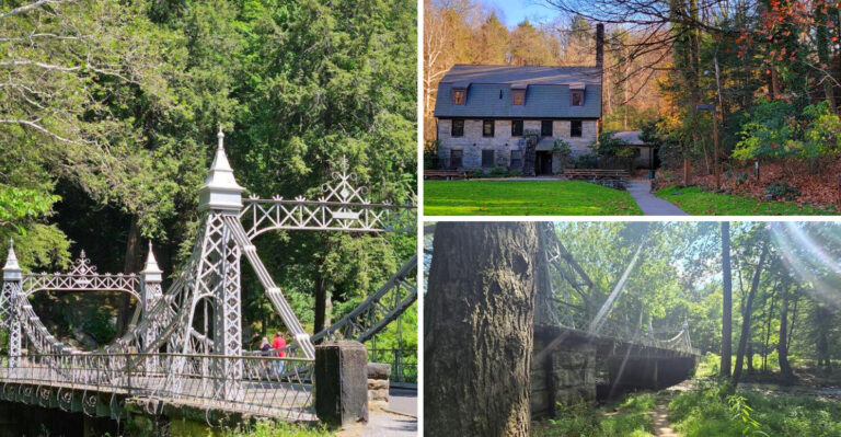 This Storybook Suspension Bridge In Ohio Feels Like Something Out Of A Fantasy Novel