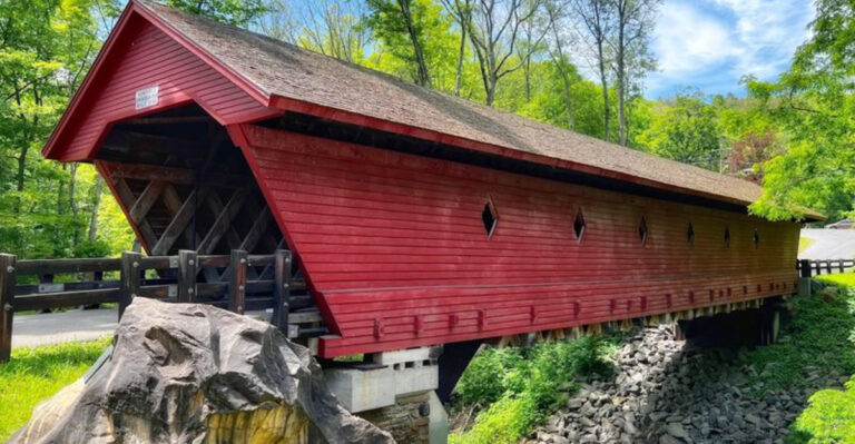 This Stunning Covered Bridge In New York Is Far Too Beautiful To Stay Hidden