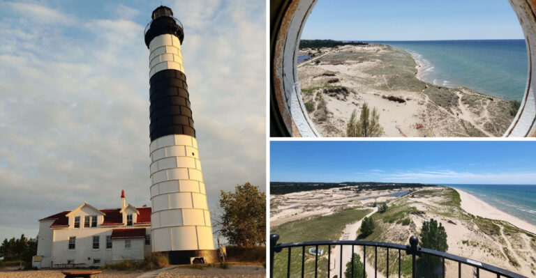 This Stunning Michigan Lighthouse Looks So Perfect, It Belongs On The Cover Of A Travel Magazine