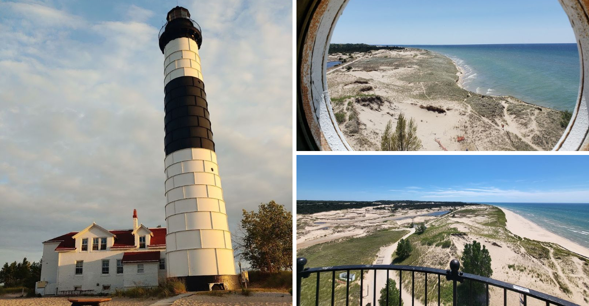 This Stunning Michigan Lighthouse Looks So Perfect, It Belongs On The Cover Of A Travel Magazine