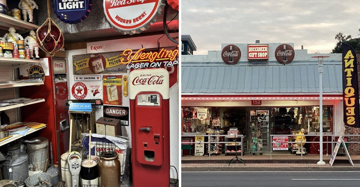 This Whimsical Antique Shop In Florida Is Filled With Vintage Coca Cola Memorabilia