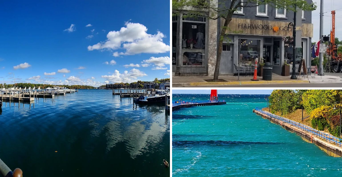 This charming Michigan harbor town feels like a hidden European village 1