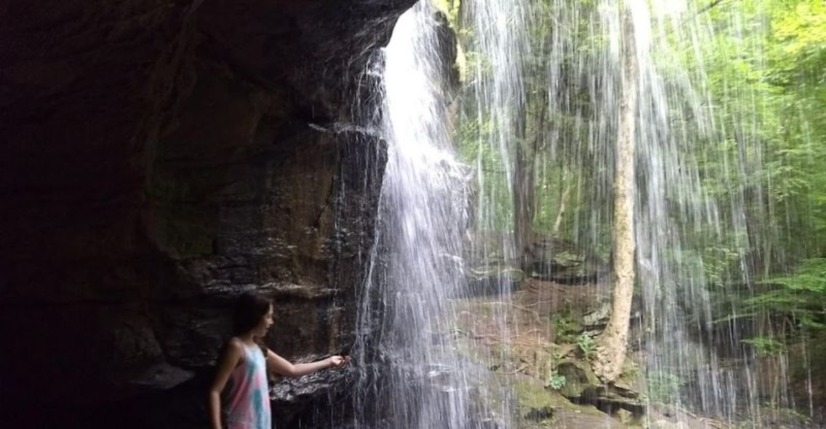 This gorgeous Ohio waterfall feels like stepping straight into a fairy tale