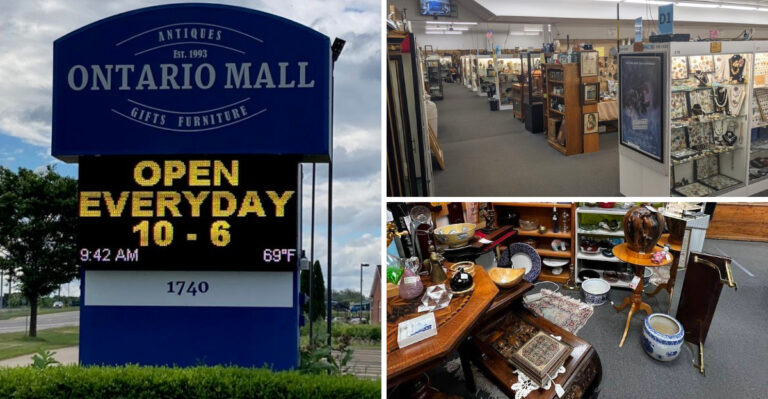 Treasure hunters can spend hours exploring this massive antique store in New York