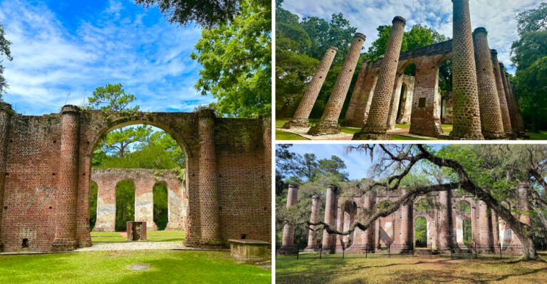Tucked Away In South Carolina, The Ruins Of This Historic Church Create One Of The Most Eerie And Beautiful Sights In The State