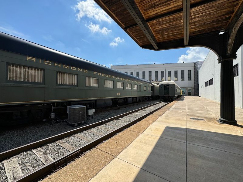 Vintage Trains Parked Outside Like a Time Machine