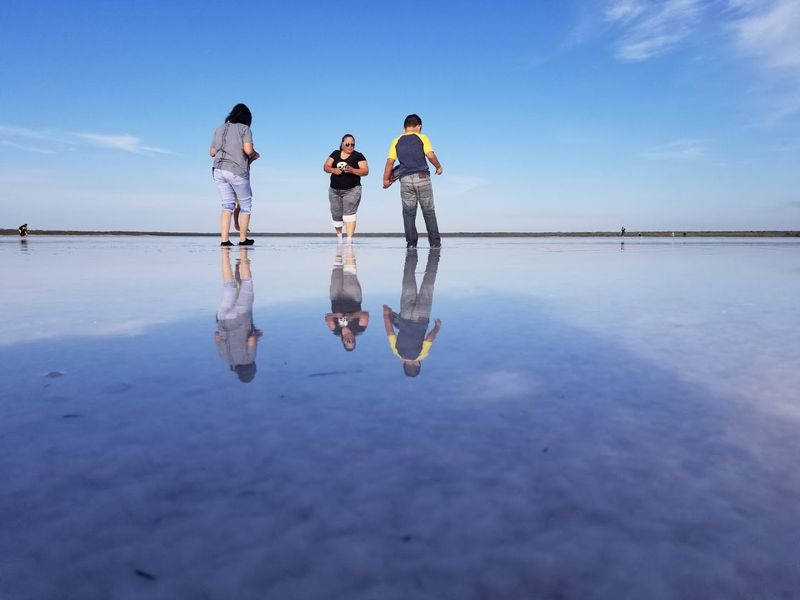 Walking Across the Salt Flats