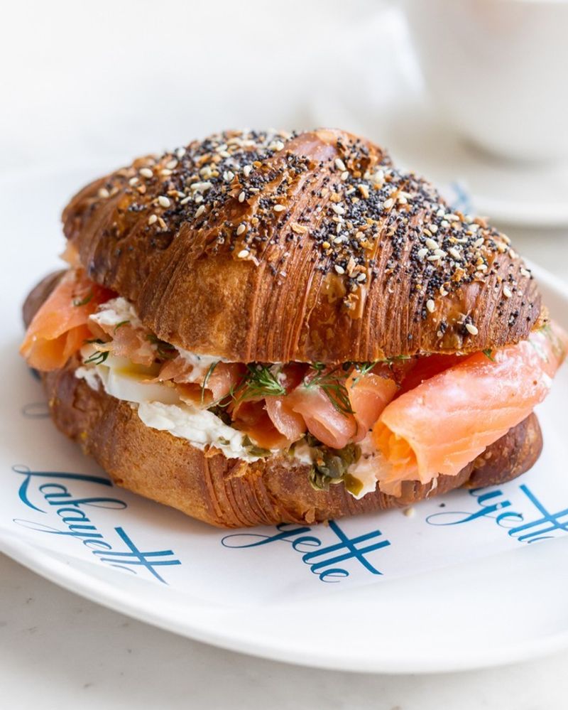 Washington - Smoked Salmon Sandwich Washington - Smoked Salmon Sandwich