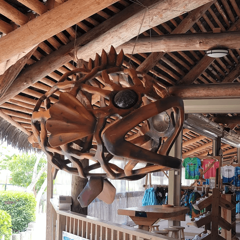 Waterfront Cafe With Food and Adult Drinks