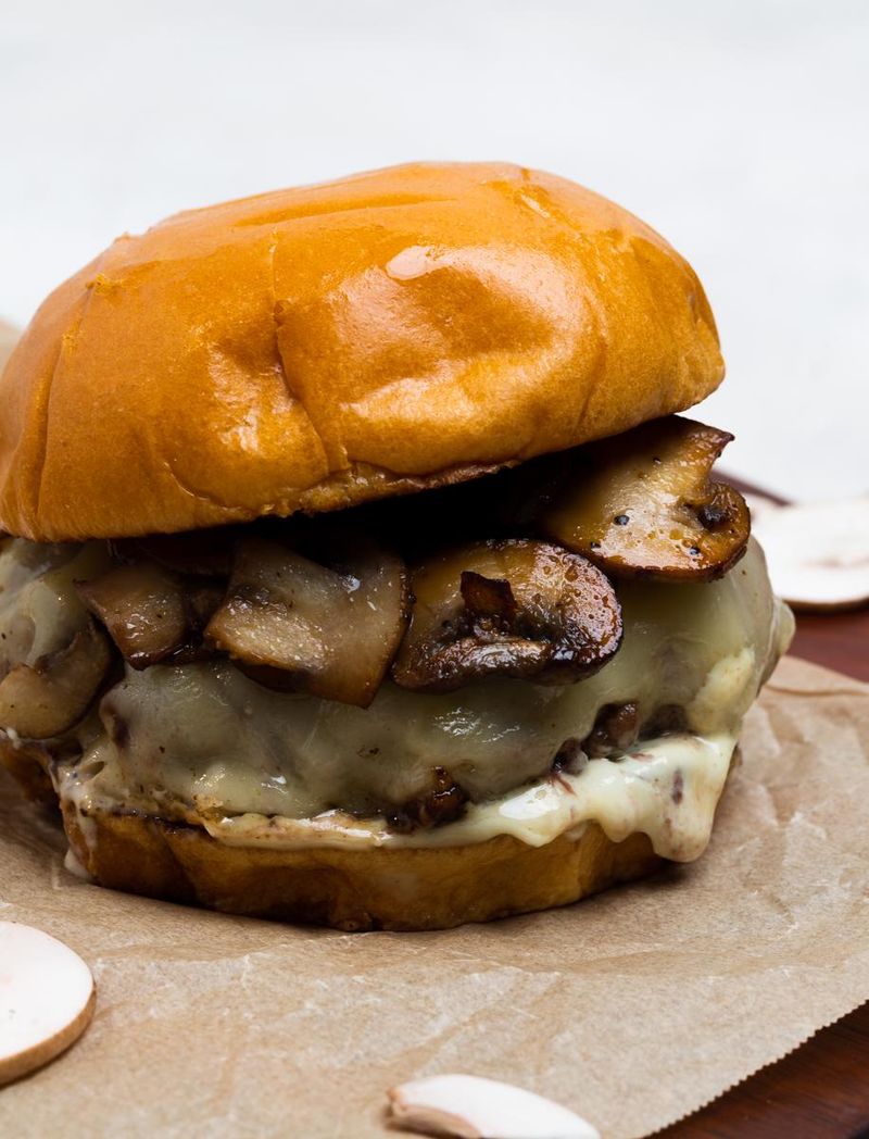 Whataburger - Mushroom Swiss Burger