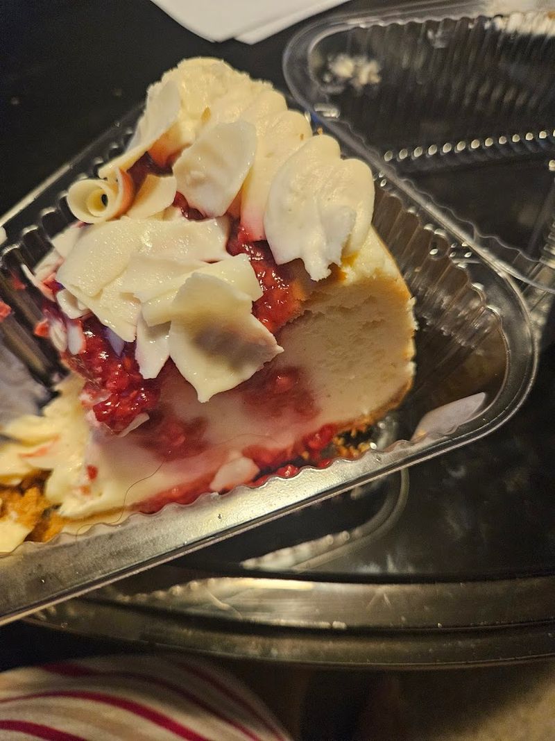 White Chocolate Raspberry Cheesecake