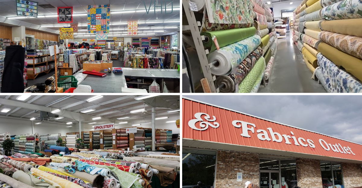 You Could Spend An Entire Day Exploring This Massive Fabric Warehouse In North Carolina