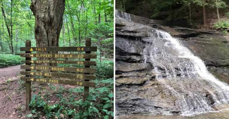 You’ll Want To Find This Magical Hidden Waterfall Tucked Away In Pennsylvania