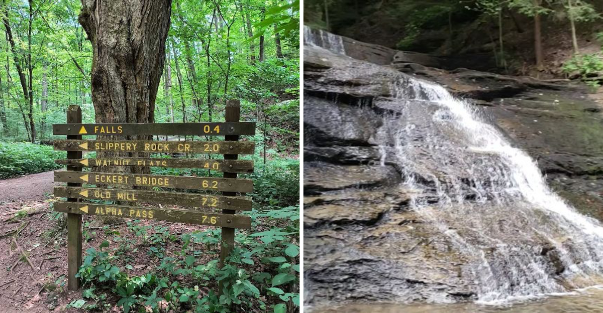 Youll Want To Find This Magical Hidden Waterfall Tucked Away In Pennsylvania