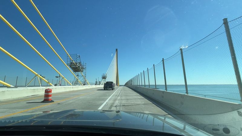 A Bridge That Challenges Drivers With Bridge Phobia