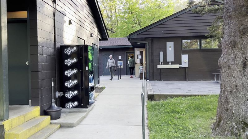 A Convenient Camp Store Stocked With the Essentials