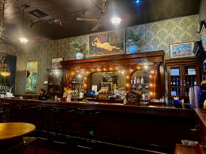 A Full Bar With Western Charm