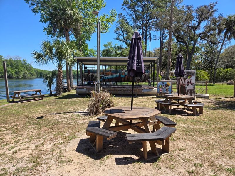 A Full Outdoor Bar That Hits Different by the River