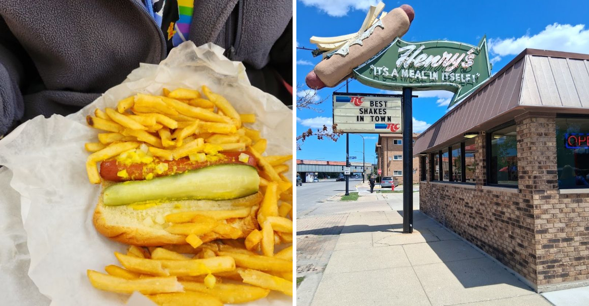 A Legendary Illinois Hot Dog Joint Has Been Piling Fries on Top of Dogs for Decades