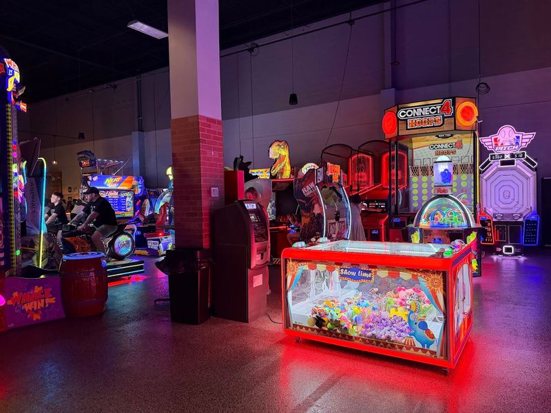 A Massive Arcade Floor Packed With Classic And Modern Games