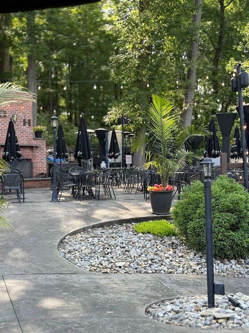 A Multi-Level Outdoor Patio Made for Warm-Weather Dining A Multi-Level Outdoor Patio Made for Warm-Weather Dining