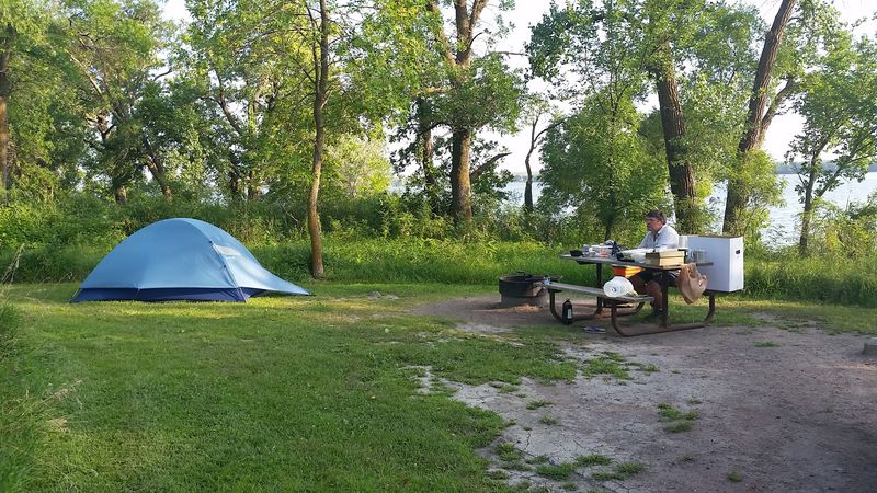 A Peaceful Picnic Area Right Next to the Water