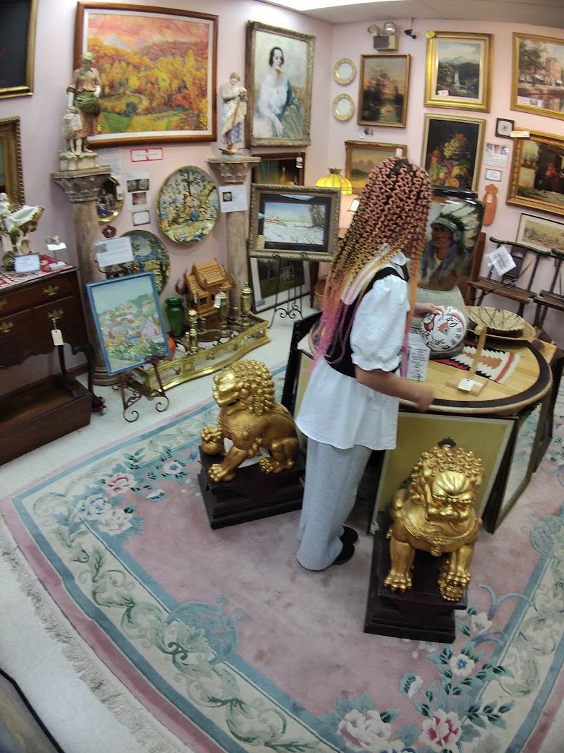 A Real Art Gallery on the Second Floor
