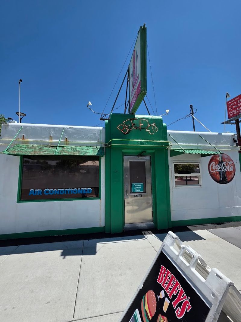 A Retro Exterior That Sets the Tone Before You Even Walk In