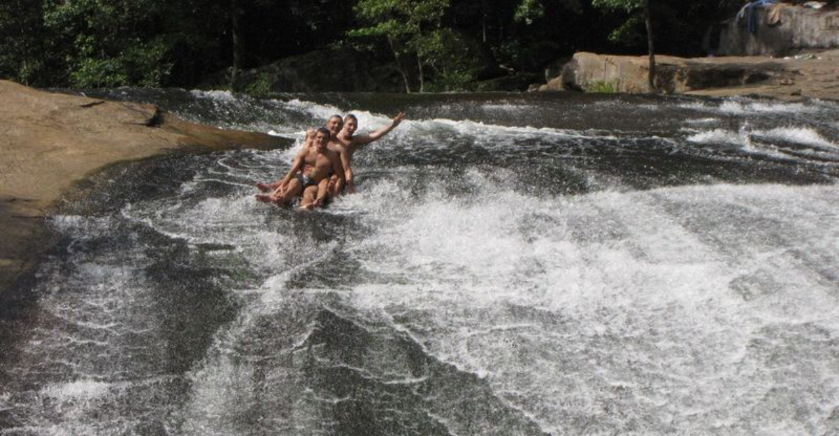 A Secret Waterslide in Georgia Is Tucked Away in A Stunning Gorge