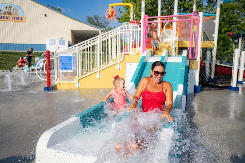 A Splash Pad Perfect for the Little Ones