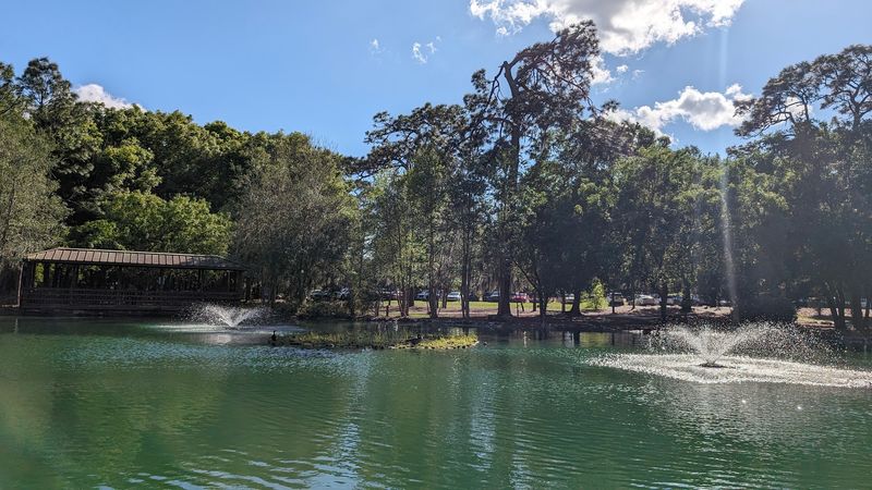 A Stately Pavilion and Pond That Set the Scene