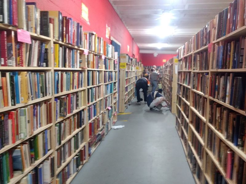 A Warehouse-Sized Space Packed With Titles