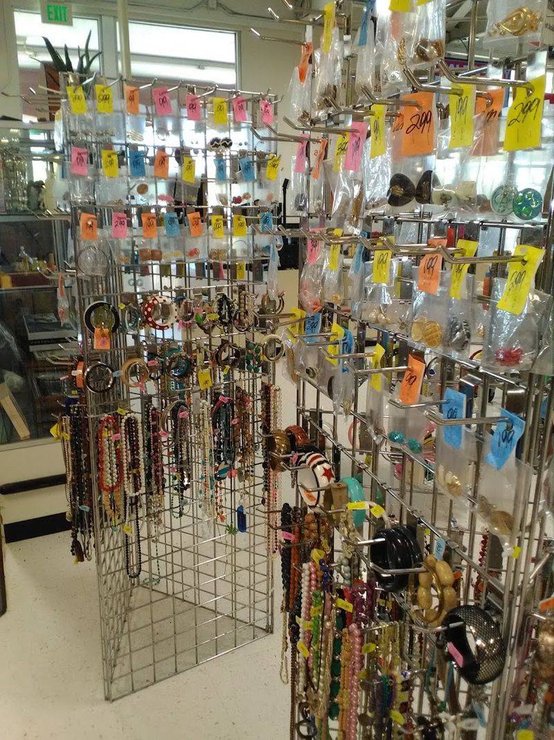 Accessories Section With Belts, Bags, and Jewelry Accessories Section With Belts, Bags, and Jewelry