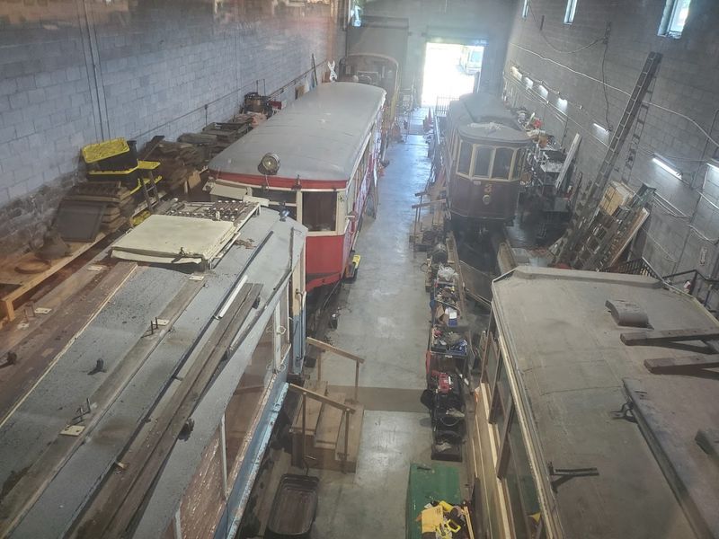 An Impressive Collection of Vintage Trolleys and Rail Cars