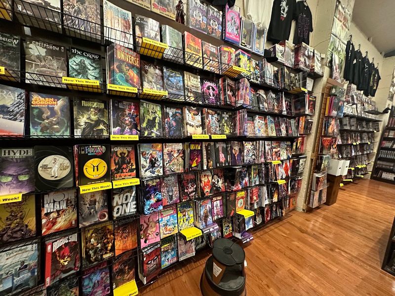 An Impressive Comics and Graphic Novel Section
