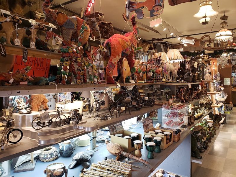 Antiques, Curios, and Knick-Knacks Covering Every Surface