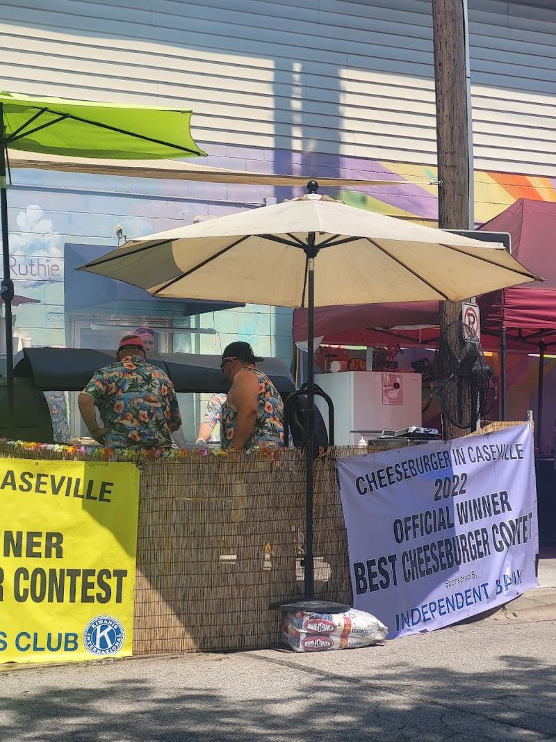 Award-Winning Cheeseburger from Caseville's Famous Festival