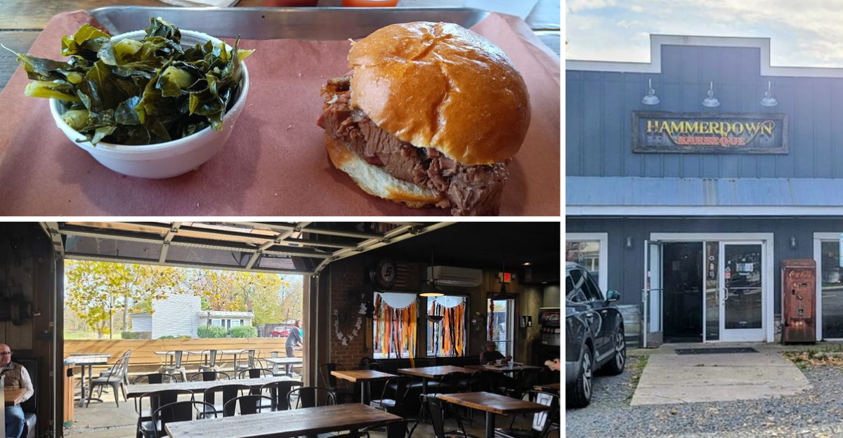 BBQ Fans Across Virginia Are Making Special Trips For The Famous Brisket Sandwich Served At This Rustic Local Favorite