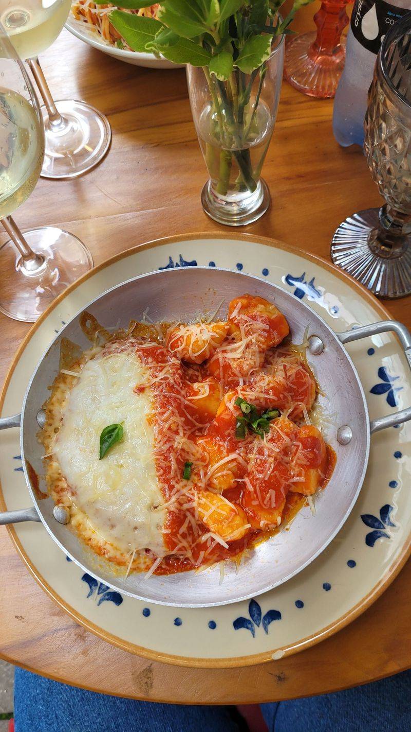Baked Gnocchi With Tomatoes And Mozzarella