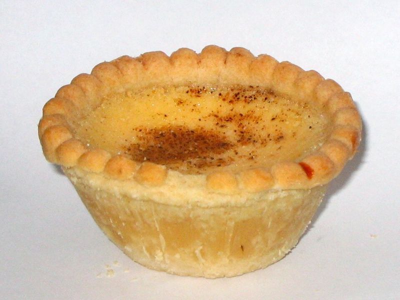 Baked custard