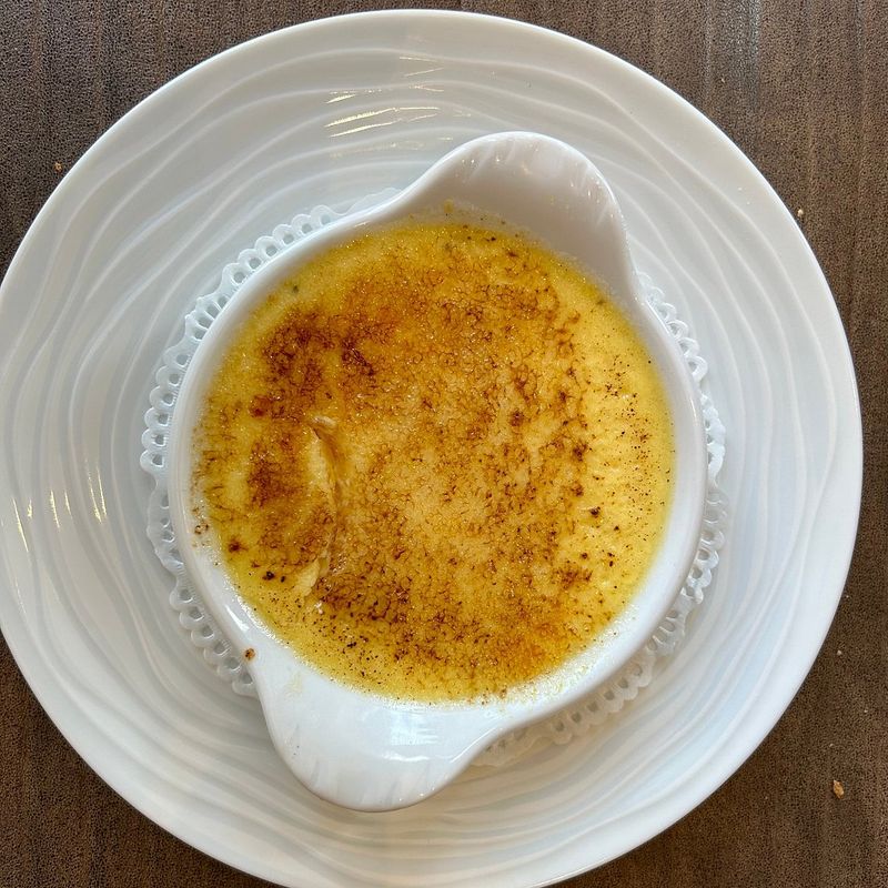 Baked custard