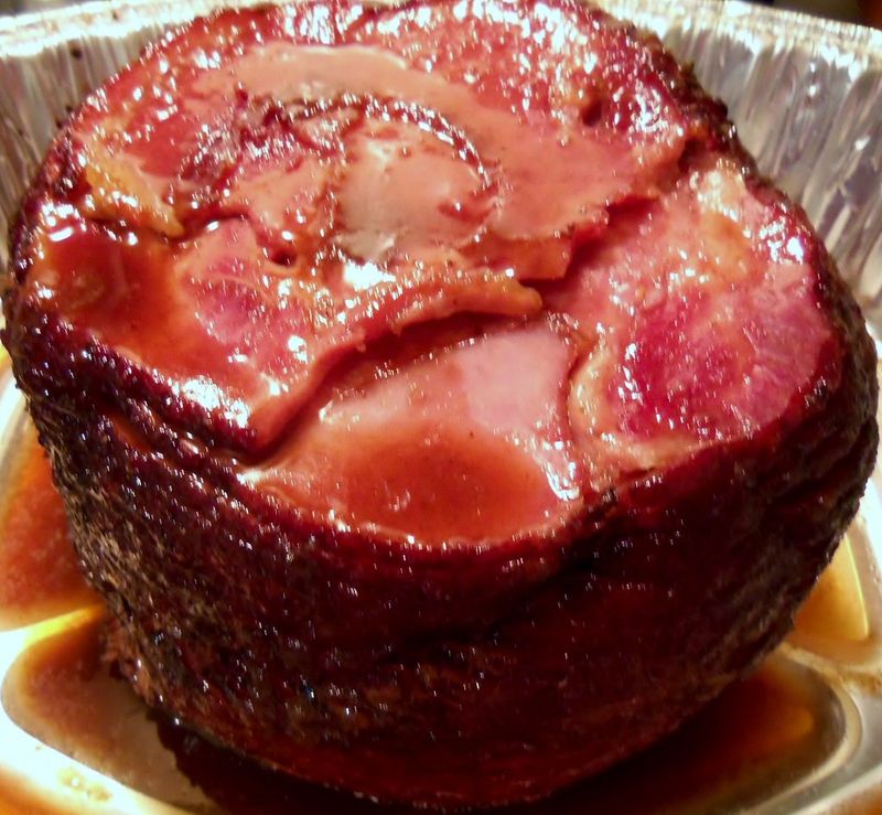 Baked ham with glaze Baked ham with glaze