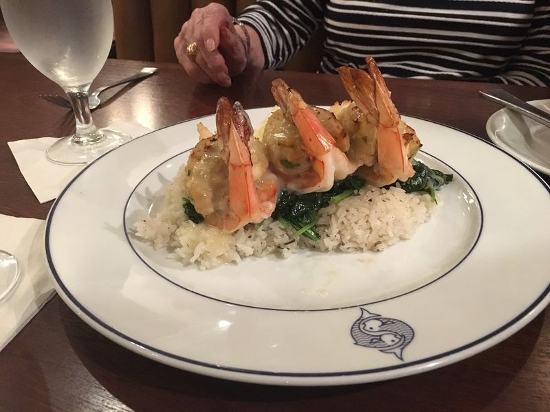 Baked stuffed shrimp
